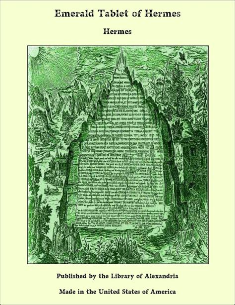 Emerald Tablet of Hermes 